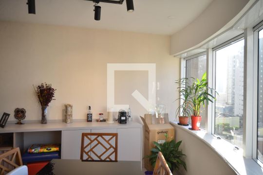 Varanda da Sala de apartamento à venda com 2 quartos, 77m² em Jardim Bela Vista, Santo André