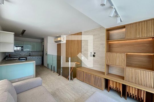 Cozinha de apartamento à venda com 2 quartos, 165m² em Humaitá, Rio de Janeiro