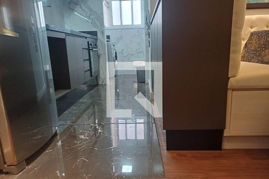 Cozinha de apartamento à venda com 2 quartos, 66m² em Vila Metalúrgica, Santo André