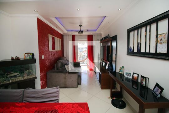 Sala de apartamento à venda com 3 quartos, 110m² em Vaz Lobo, Rio de Janeiro