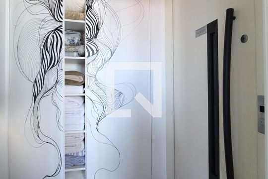 Hall de Entrada de apartamento à venda com 3 quartos, 165m² em Itaim Bibi, São Paulo