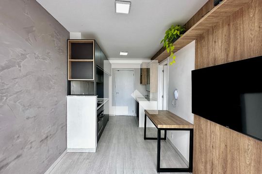 Sala de apartamento para alugar com 1 quarto, 34m² em Vila das Belezas, São Paulo