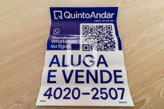 Placa de apartamento para alugar com 2 quartos, 44m² em Jardim Cláudia, São Paulo