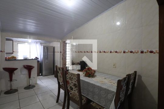 Sala de Jantar de casa à venda com 2 quartos, 100m² em Estância Velha, Canoas