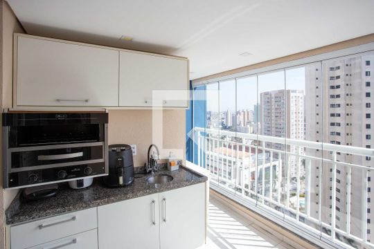 Varanda gourmet de apartamento à venda com 2 quartos, 67m² em Centro, Diadema
