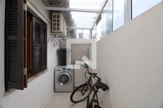 Área de serviço - Churrasqueira de casa de condomínio para alugar com 1 quarto, 43m² em Nossa Senhora das Gracas, Canoas