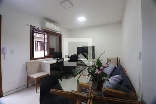 Sala de casa de condomínio para alugar com 1 quarto, 43m² em Nossa Senhora das Gracas, Canoas