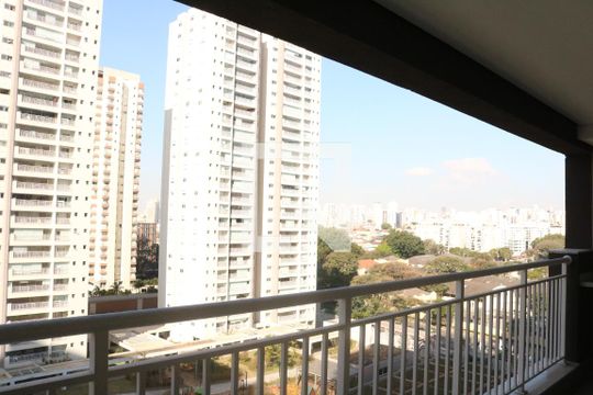 Varanda gourmet de apartamento à venda com 2 quartos, 91m² em Vila Anastácio, São Paulo