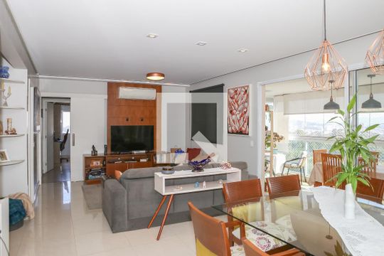Sala de apartamento à venda com 3 quartos, 129m² em Vila Leopoldina, São Paulo