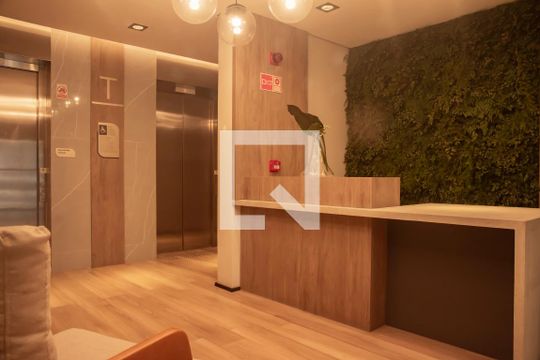 Área comum de kitnet/studio para alugar com 1 quarto, 28m² em Vila Clementino, São Paulo