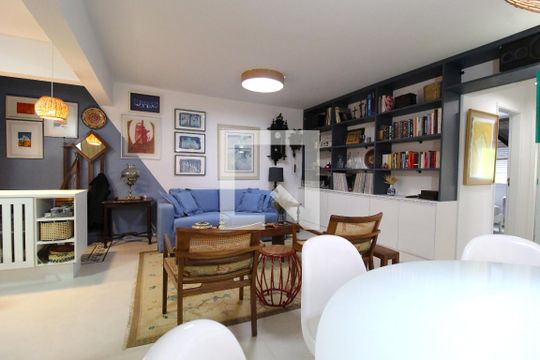 Sala de apartamento à venda com 2 quartos, 85m² em Vila Olímpia, São Paulo