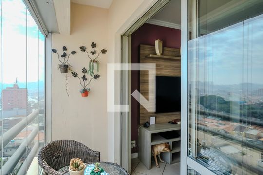 Varanda de apartamento à venda com 3 quartos, 83m² em Vila Caminho do Mar, São Bernardo do Campo