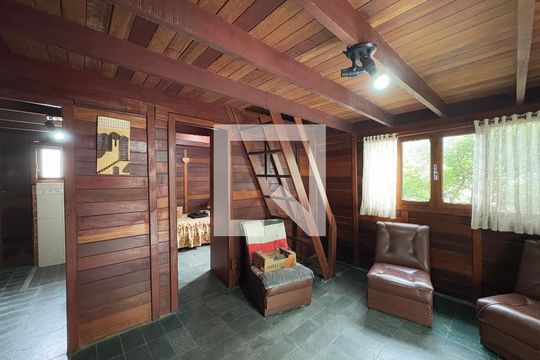 Sala da Edícula  de casa para alugar com 4 quartos, 400m² em Vila Guiomar, Santo André