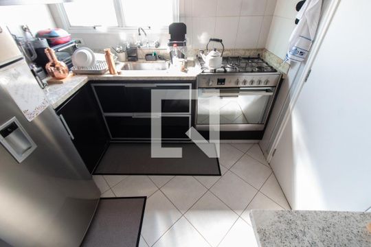 Cozinha de apartamento à venda com 2 quartos, 108m² em Chácara da Barra, Campinas