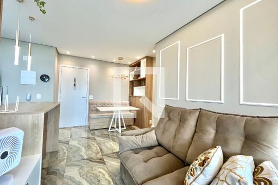 Sala de apartamento à venda com 2 quartos, 64m² em Jardim Prudência, São Paulo