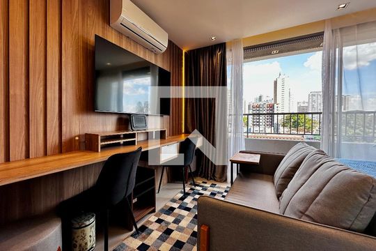 Sala de kitnet/studio à venda com 1 quarto, 25m² em Santo Amaro, São Paulo