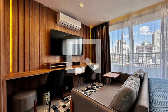 Sala de kitnet/studio à venda com 1 quarto, 25m² em Santo Amaro, São Paulo