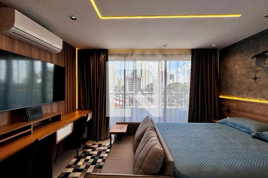 Quarto de kitnet/studio à venda com 1 quarto, 25m² em Santo Amaro, São Paulo
