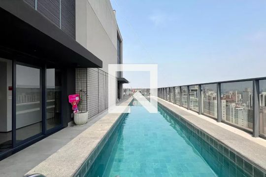 Piscina de kitnet/studio à venda com 1 quarto, 23m² em Jardim Paulista, São Paulo