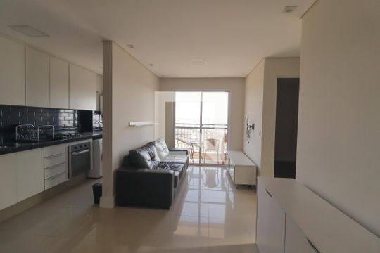 Sala de apartamento para alugar com 2 quartos, 55m² em Vila Nambi, Jundiaí
