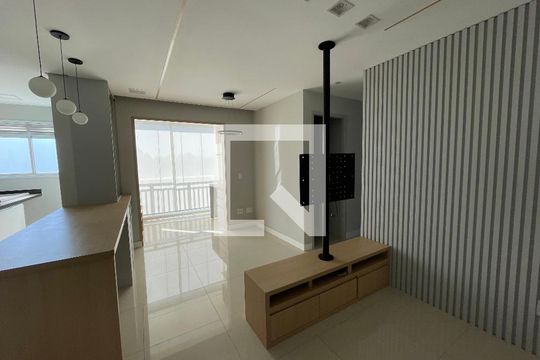 Sala de apartamento para alugar com 3 quartos, 74m² em Gramado, Cotia