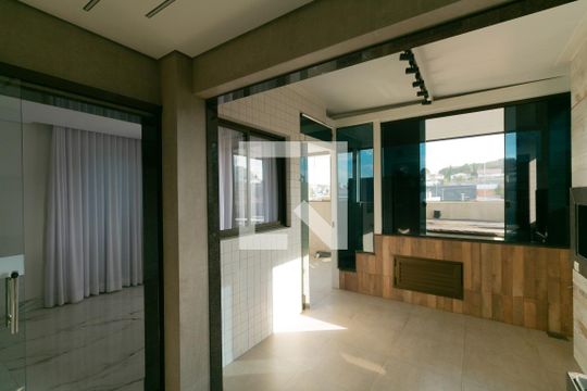 Cozinha de apartamento à venda com 4 quartos, 164m² em São Luiz, Belo Horizonte