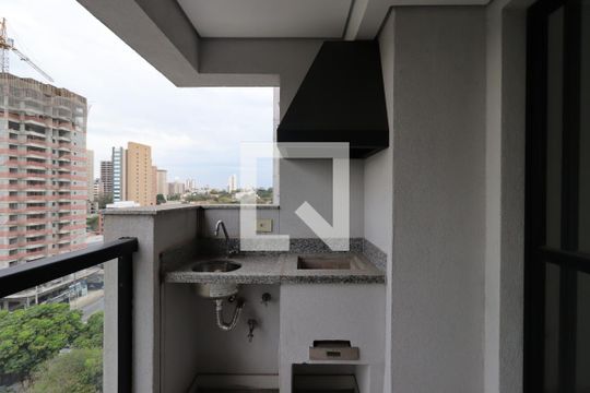 Varanda Gourmet de apartamento à venda com 3 quartos, 82m² em Jardim, Santo André