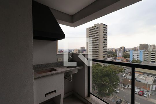 Varanda Gourmet de apartamento à venda com 3 quartos, 81m² em Jardim, Santo André