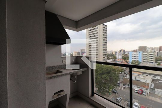 Varanda Gourmet de apartamento à venda com 3 quartos, 82m² em Jardim, Santo André