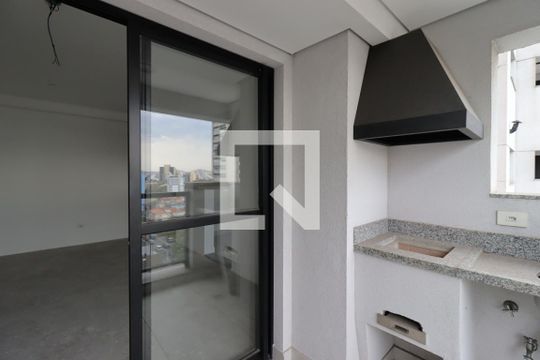 Varanda Gourmet de apartamento à venda com 3 quartos, 82m² em Jardim, Santo André