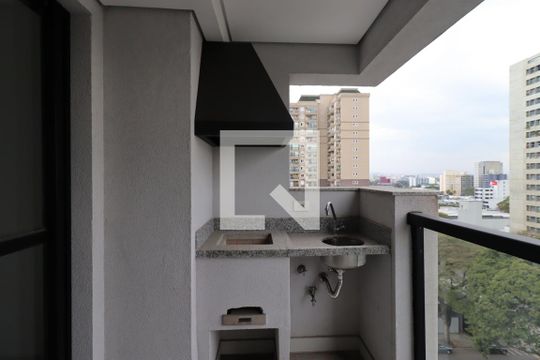 Varanda Gourmet de apartamento à venda com 3 quartos, 82m² em Jardim, Santo André