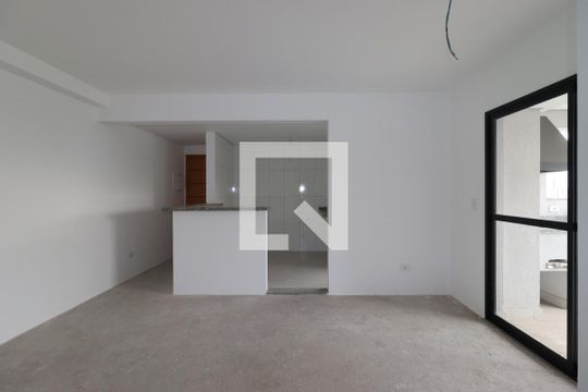 Sala de apartamento à venda com 3 quartos, 82m² em Jardim, Santo André