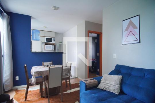 Sala de apartamento à venda com 2 quartos, 50m² em Feitoria, São Leopoldo