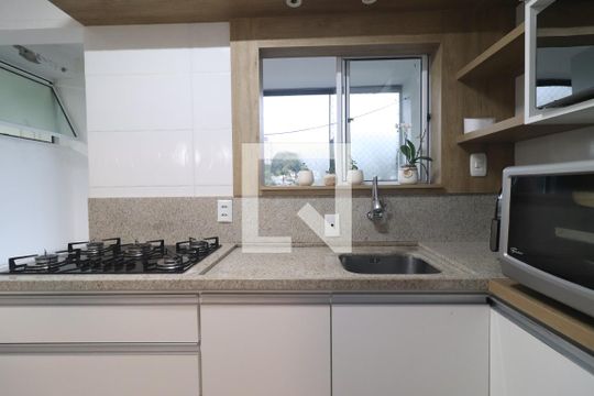 Cozinha de apartamento à venda com 2 quartos, 70m² em Vila Nova, Novo Hamburgo