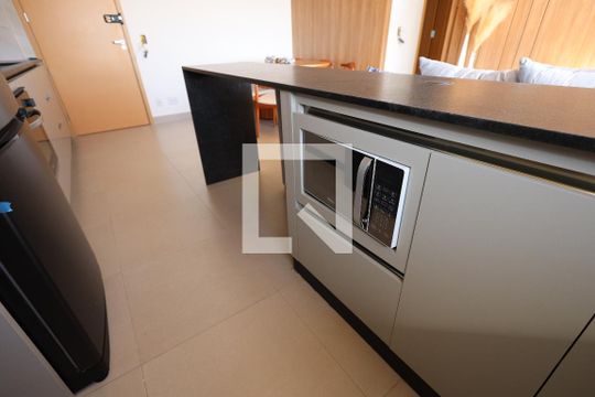 Sala/Cozinha de apartamento para alugar com 2 quartos, 64m² em Serrinha, Goiânia