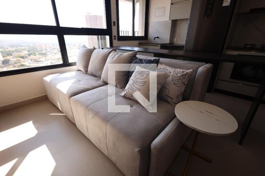 Sala/Cozinha de apartamento para alugar com 2 quartos, 64m² em Serrinha, Goiânia