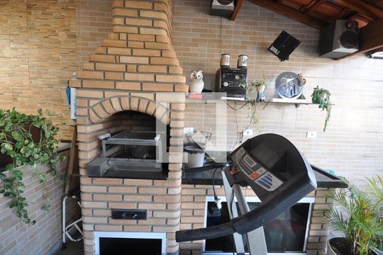 Varanda gourmet de casa à venda com 3 quartos, 135m² em Parque Vitoria, São Paulo