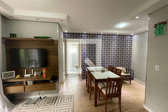 Sala de apartamento para alugar com 2 quartos, 47m² em Quinta dos Angicos, Cotia
