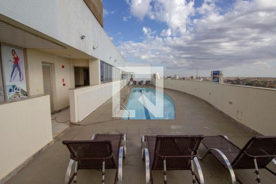 Área comum de kitnet/studio para alugar com 1 quarto, 34m² em Setor Hoteleiro, Brasília