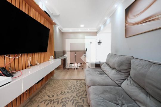Sala/Cozinha de apartamento à venda com 2 quartos, 63m² em Vila Guilhermina, São Paulo