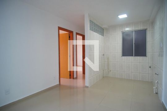 Sala/Cozinha de apartamento à venda com 2 quartos, 50m² em Canudos, Novo Hamburgo