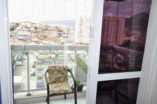 Sacada/Sala de apartamento à venda com 3 quartos, 68m² em Engenho de Dentro, Rio de Janeiro