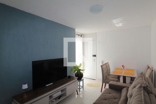 Sala de apartamento para alugar com 2 quartos, 44m² em Nossa Senhora da Conceição, Contagem