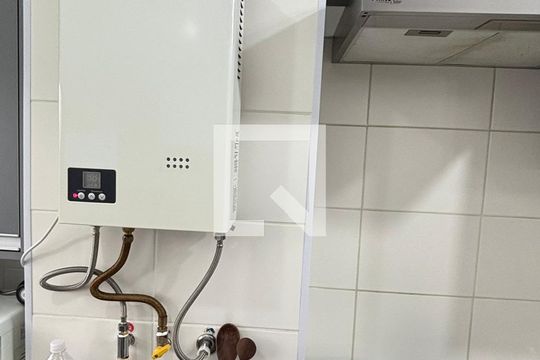Cozinha de apartamento à venda com 3 quartos, 84m² em Parque Sao Vicente, Santo André