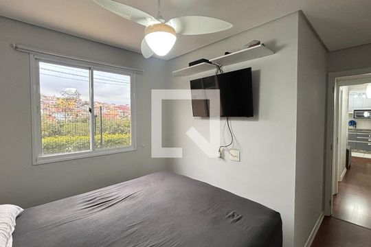 Suite de apartamento à venda com 3 quartos, 84m² em Parque Sao Vicente, Santo André