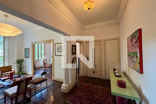 Sala de apartamento para alugar com 3 quartos, 145m² em Copacabana, Rio de Janeiro