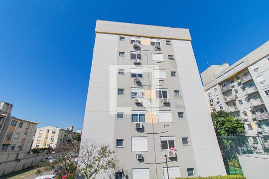 Fachada do bloco de apartamento para alugar com 3 quartos, 70m² em Tristeza, Porto Alegre