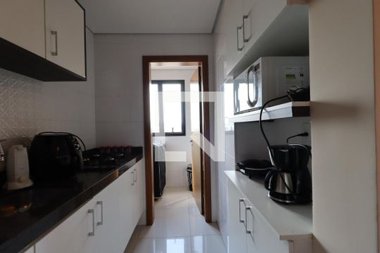 Cozinha de apartamento para alugar com 1 quarto, 49m² em Jardim Palma Travassos, Ribeirão Preto