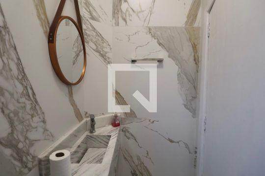 Lavabo da Sala de casa para alugar com 6 quartos, 420m² em Jardim Centenario, Guarujá