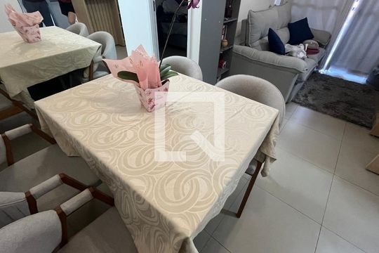 Sala de Jantar de apartamento à venda com 2 quartos, 61m² em Fazenda Santa Cândida, Campinas